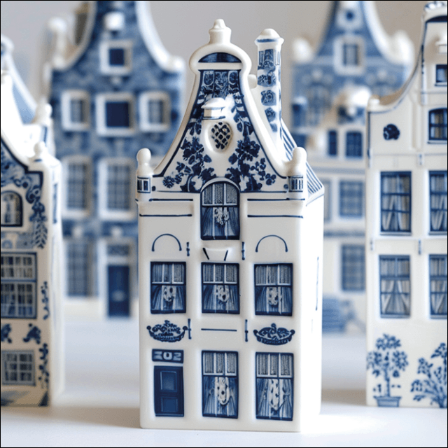 Blueware Canal Houses