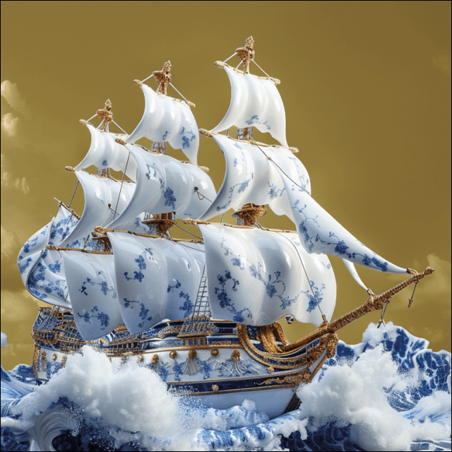 Blueware Flying Dutchman